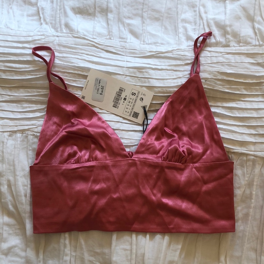 Zara crop tank/bralette
